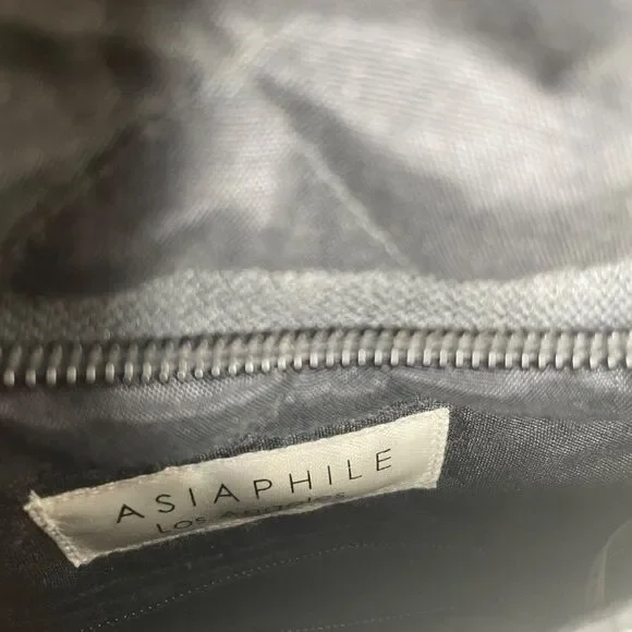 Asiaphile Los Angeles Brown Wicker Bag Bamboo Handle - Picture 8 of 11